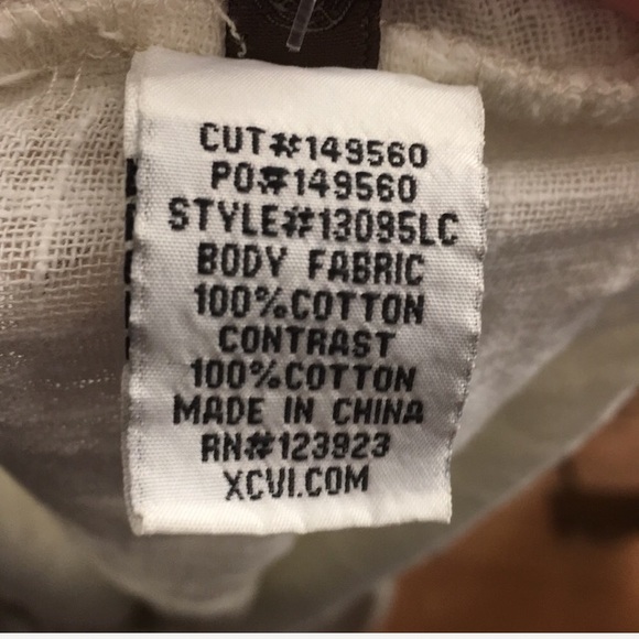 XCVI Off Shoulder Boho Top with Lace Sleeves - Picture 3 of 8